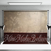 Abstrakt Blumen Creme Burgund Retro Wand Hintergrund
